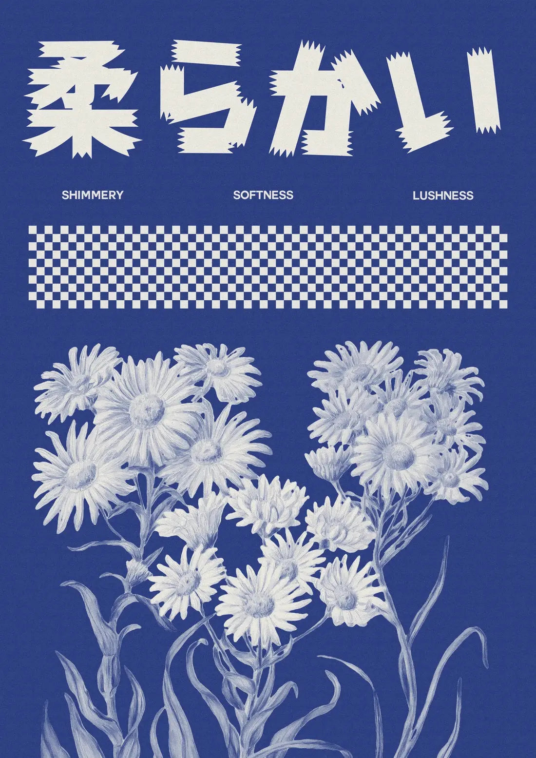 Soft white flowers