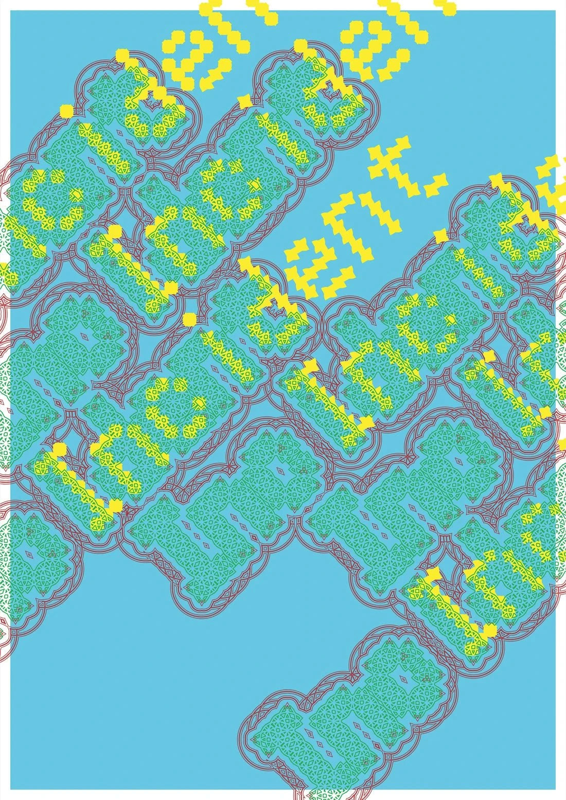 Poster 12 (Incident) contemporary wall art print by Gang Buron-Yi - sold by DROOL