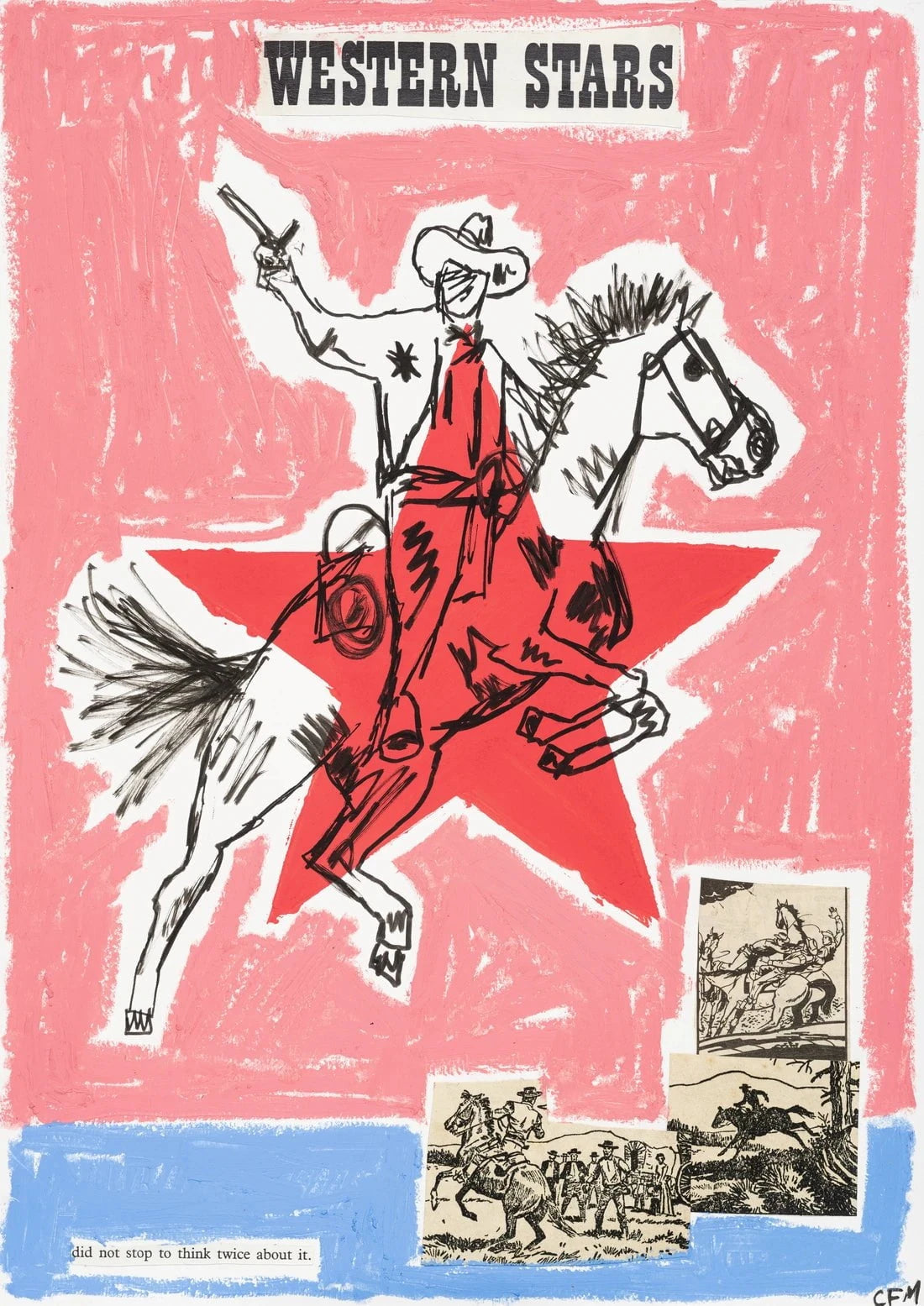Western Stars contemporary wall art print by Caitlin Flood-Molyneux - sold by DROOL