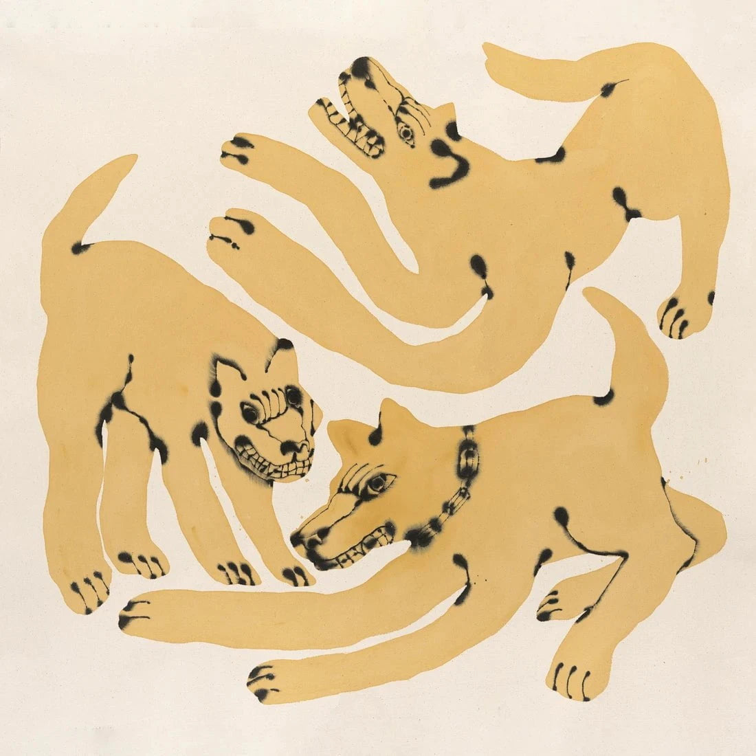 Play / Fight contemporary wall art print by Kwonny - sold by DROOL