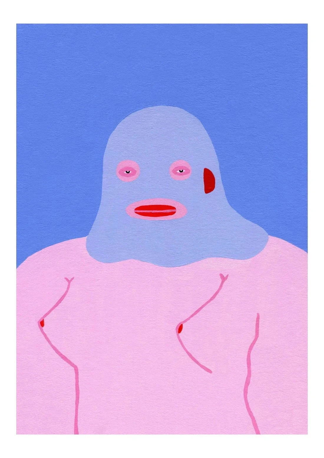 Executioner contemporary wall art print by Kissi Ussuki - sold by DROOL