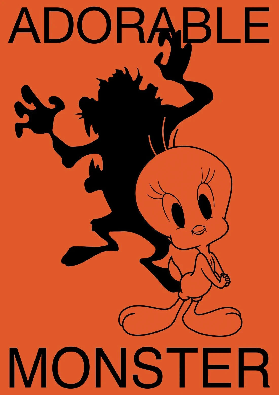 Adorable Monster contemporary wall art print by Sven Silk - sold by DROOL