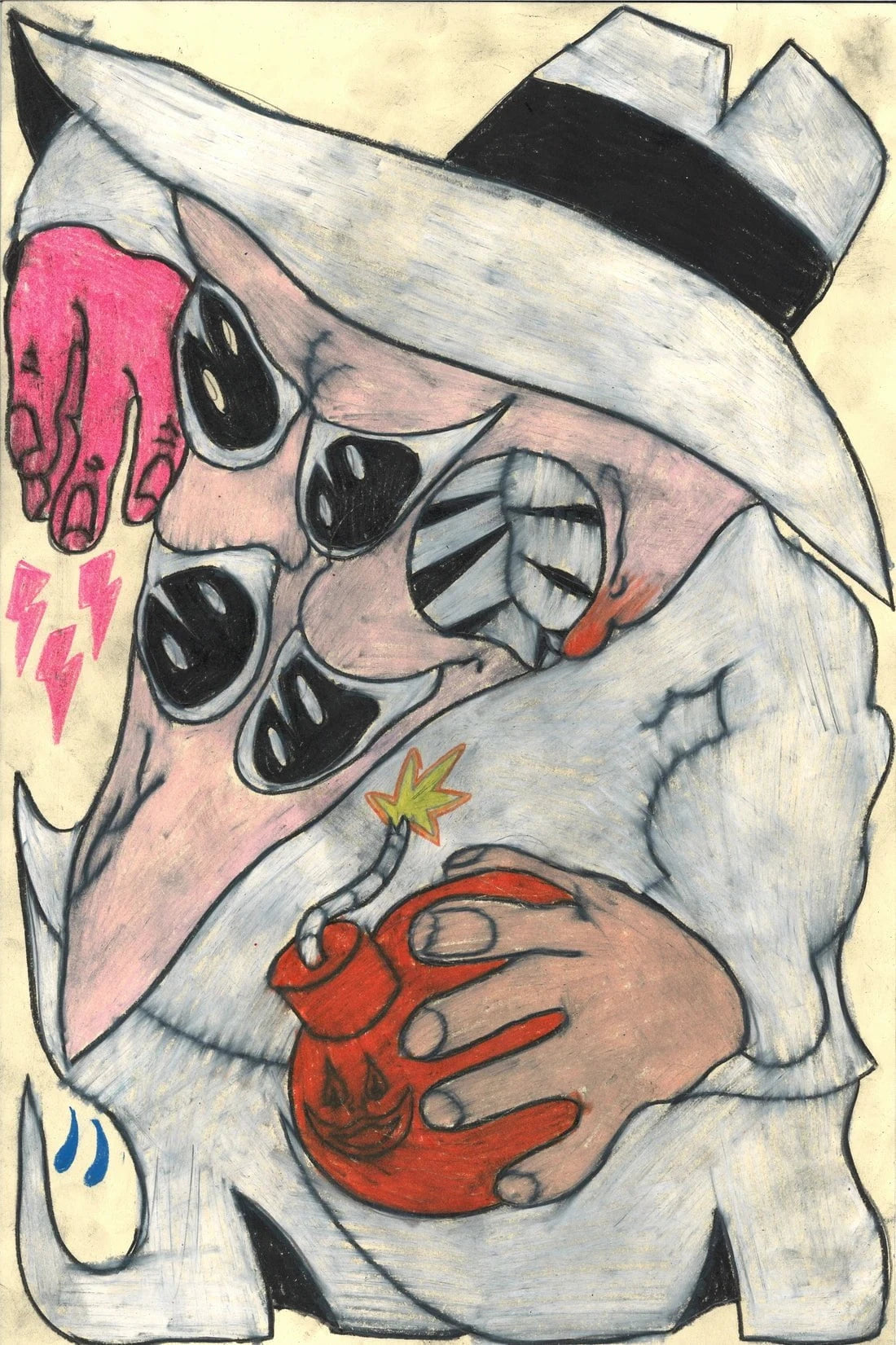 White Spy contemporary wall art print by Austin Ansbro - sold by DROOL
