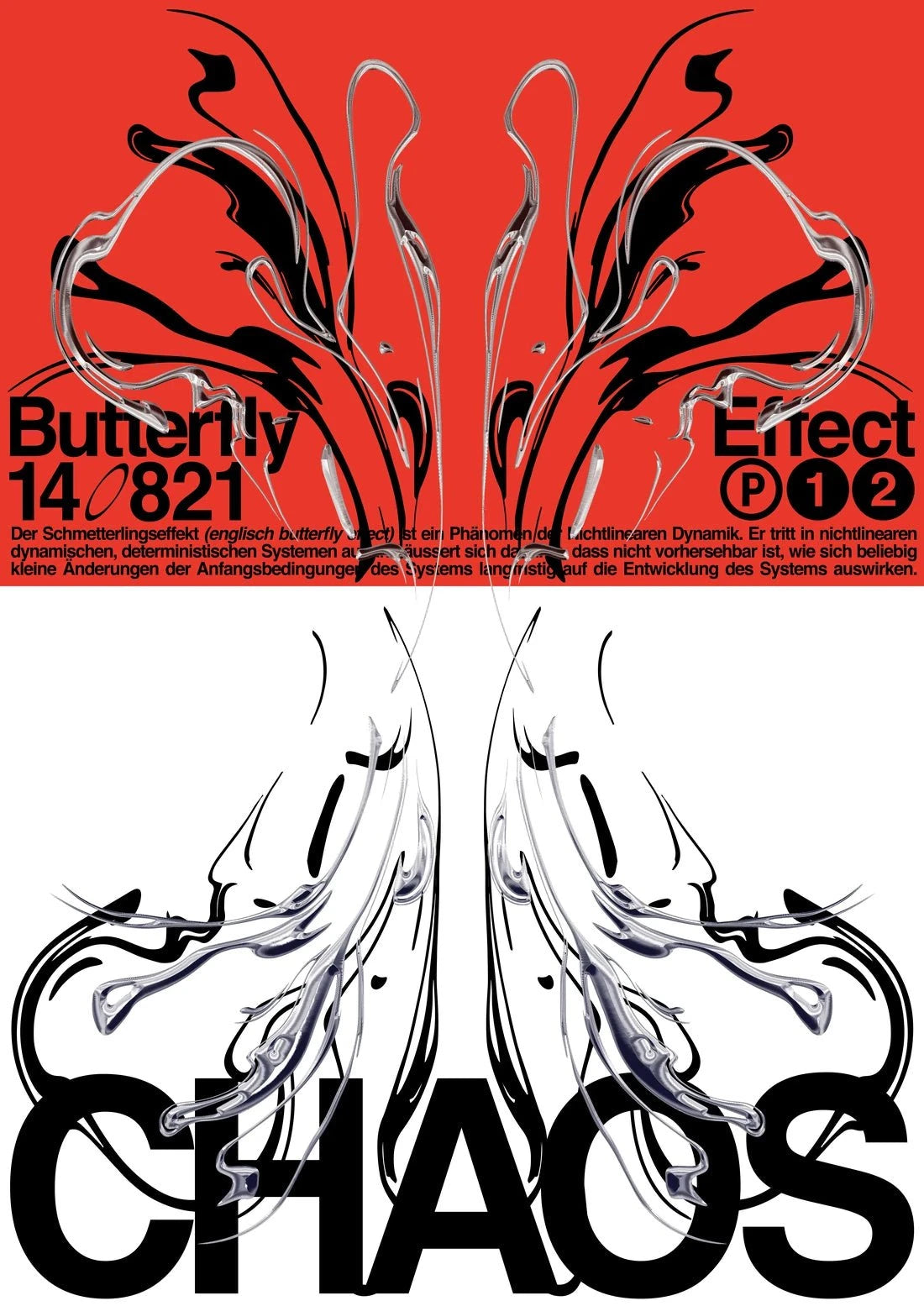 CHAOS contemporary wall art print by Alessio Borando - sold by DROOL