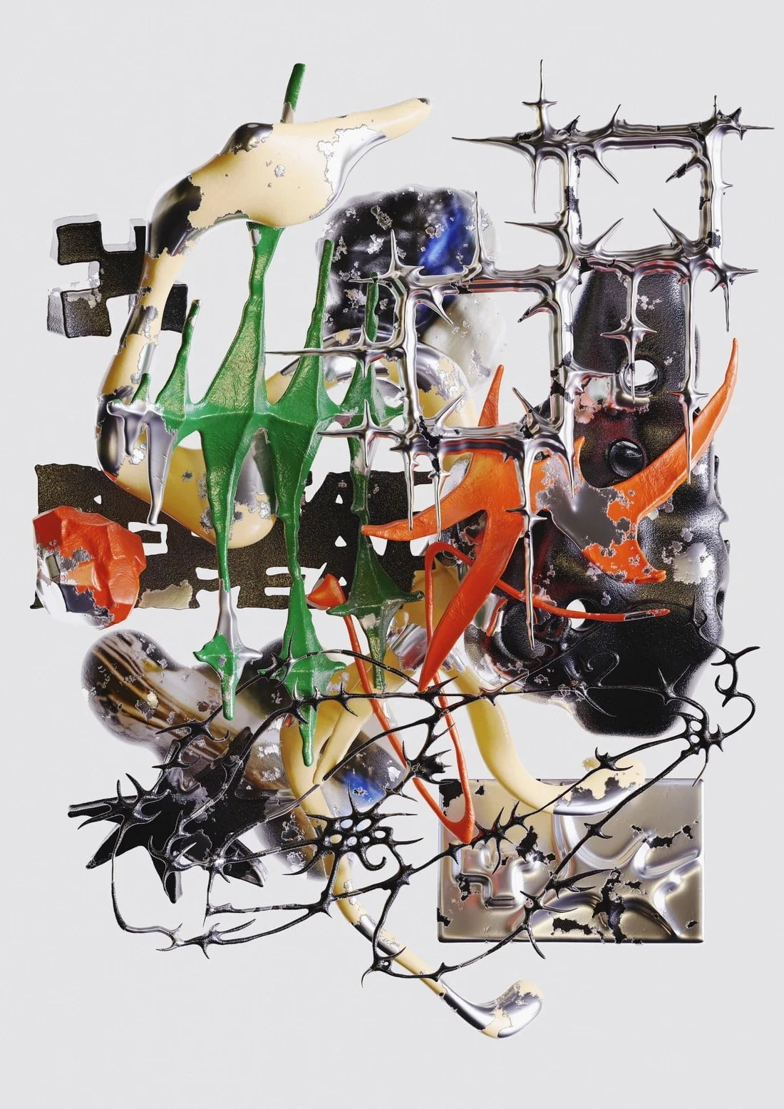 Noise Kit contemporary wall art print by Kitasavi - sold by DROOL