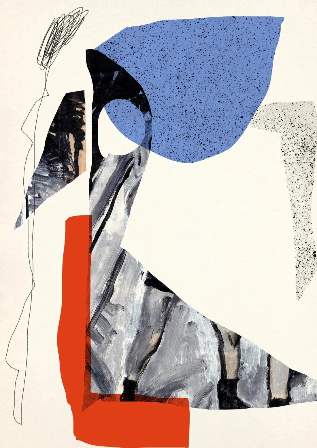 BIRD I contemporary wall art print by Eamonn O'Boyle - sold by DROOL