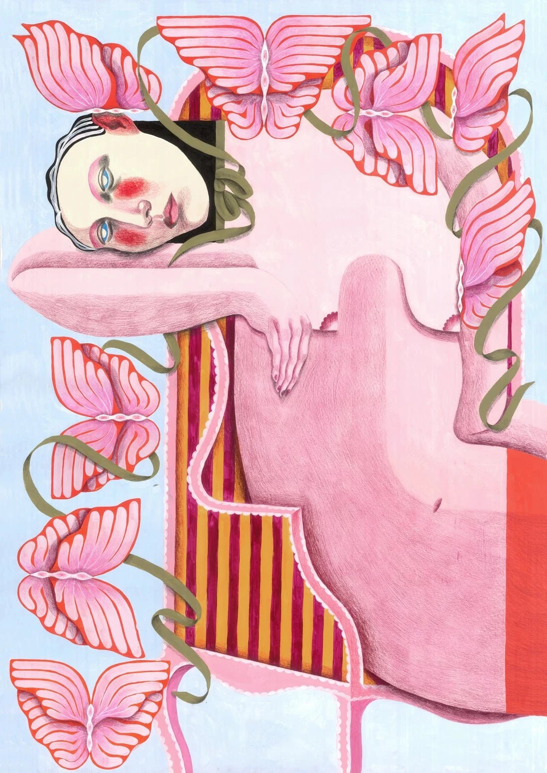 Day Dreaming contemporary wall art print by Carla Petelski - sold by DROOL