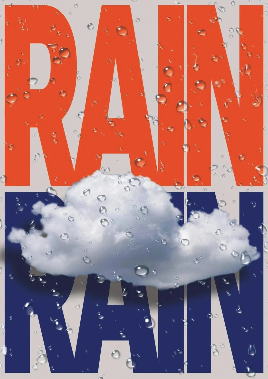 Rain contemporary wall art print by Sheyi Adebayo - sold by DROOL