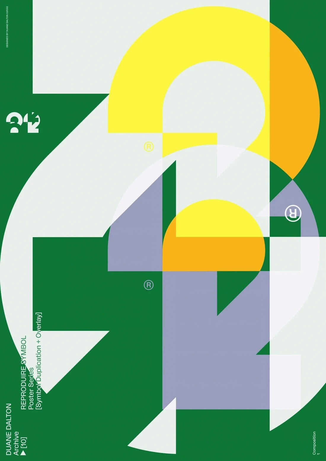Reproduire Symbol (Version 1) contemporary wall art print by Duane Dalton - sold by DROOL