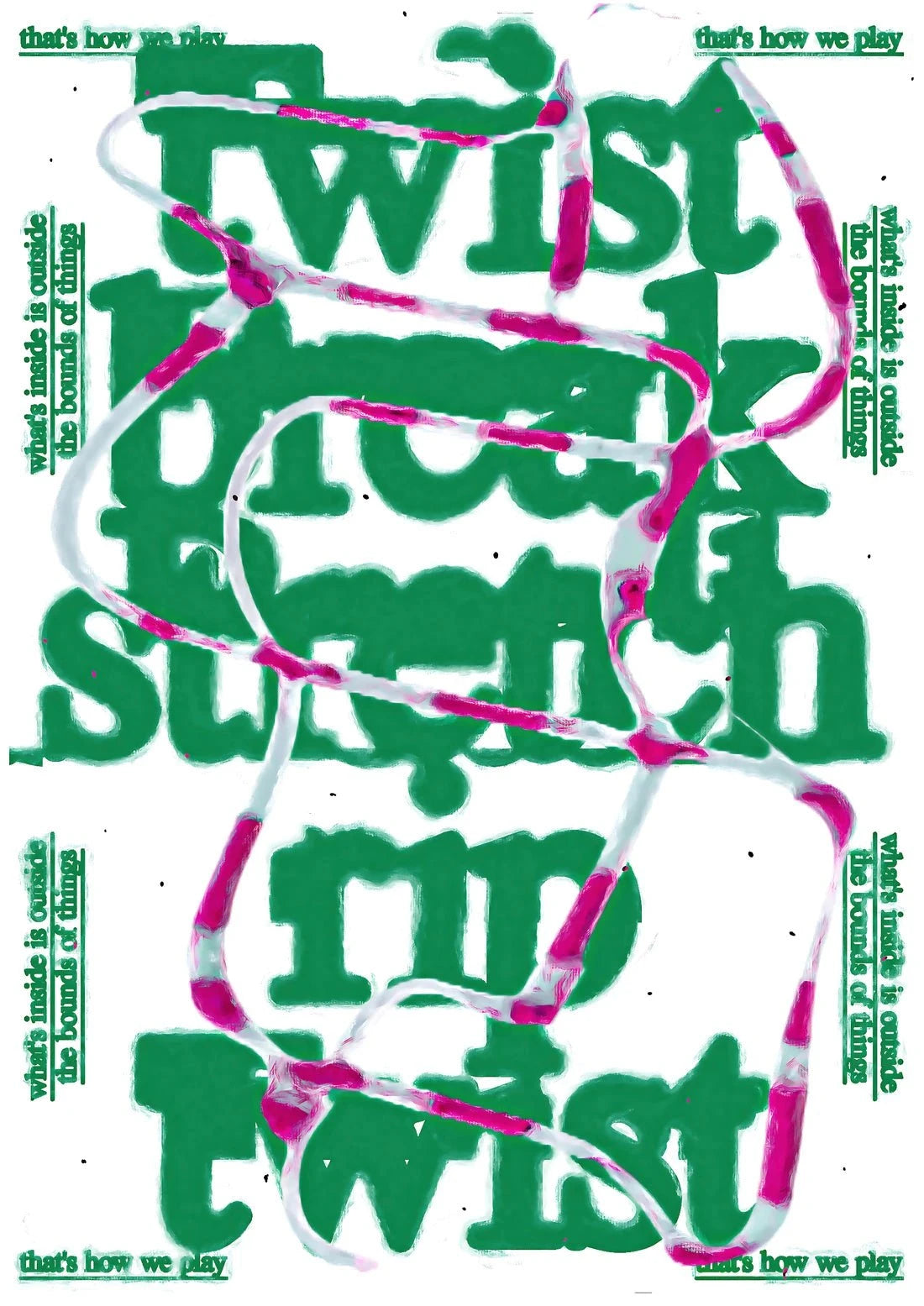 Twist_turn contemporary wall art print by Jorge Santos - sold by DROOL