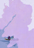 Wisteria contemporary wall art print by Lily Kong - sold by DROOL