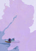 Wisteria contemporary wall art print by Lily Kong - sold by DROOL
