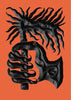 The Old Red Fire contemporary wall art print by Célestin Krier - sold by DROOL