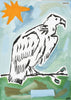 Vulture Watching contemporary wall art print by Caitlin Flood-Molyneux - sold by DROOL