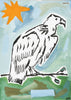 Vulture Watching contemporary wall art print by Caitlin Flood-Molyneux - sold by DROOL