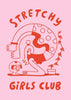 Stretchy Girls Club contemporary wall art print by Aley Wild - sold by DROOL