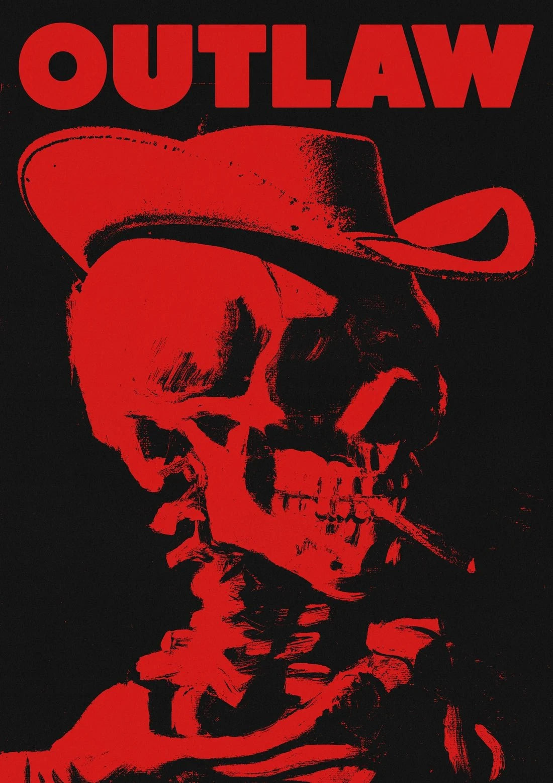 Outlaw contemporary wall art print by Utsav Verma - sold by DROOL