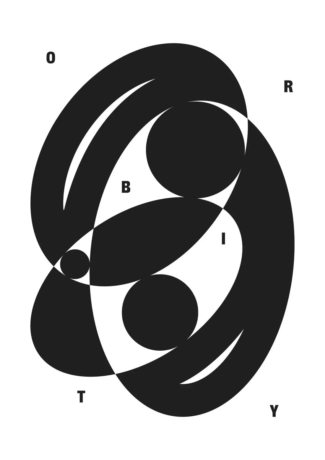 ORBITY contemporary wall art print by Przemek Bizoń - sold by DROOL