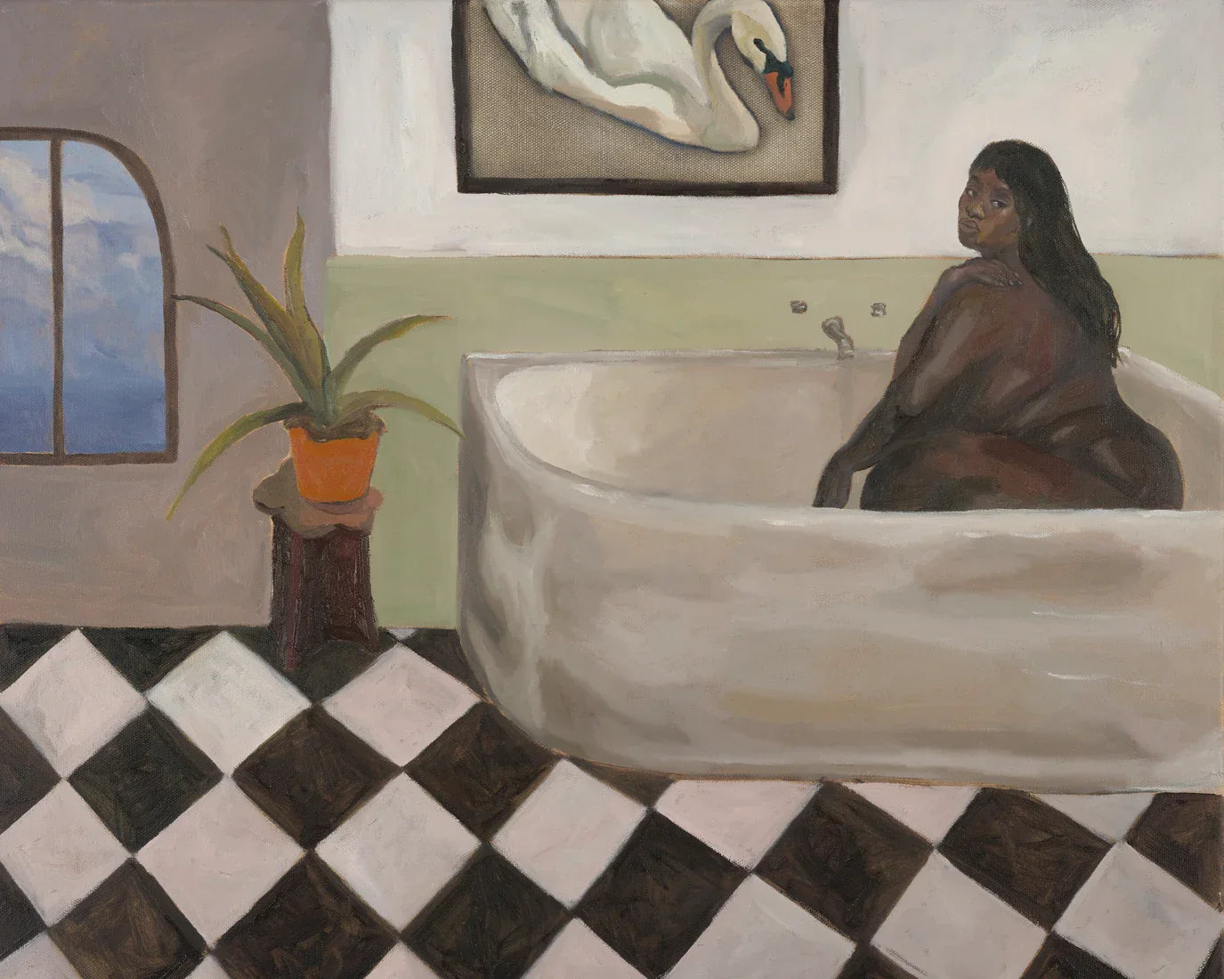 At dusk contemporary wall art print by Sophie Goudman-Peachey - sold by DROOL