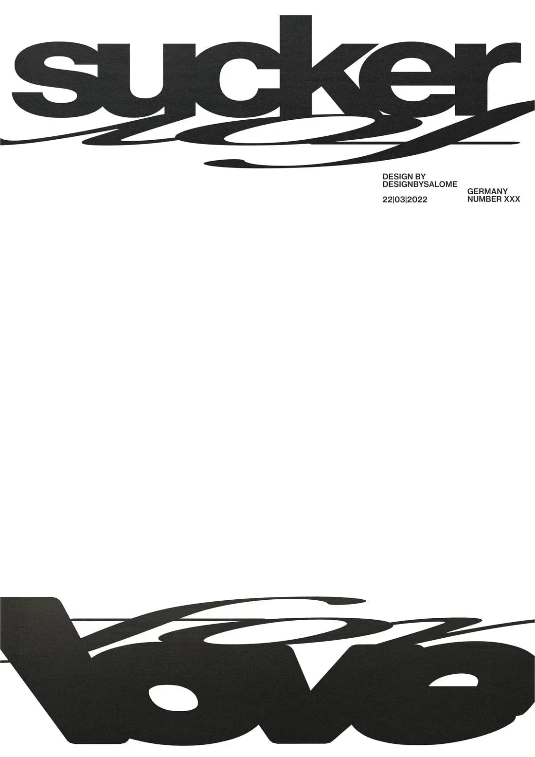 Sucker For Love contemporary wall art print by Salome Frenzel - sold by DROOL