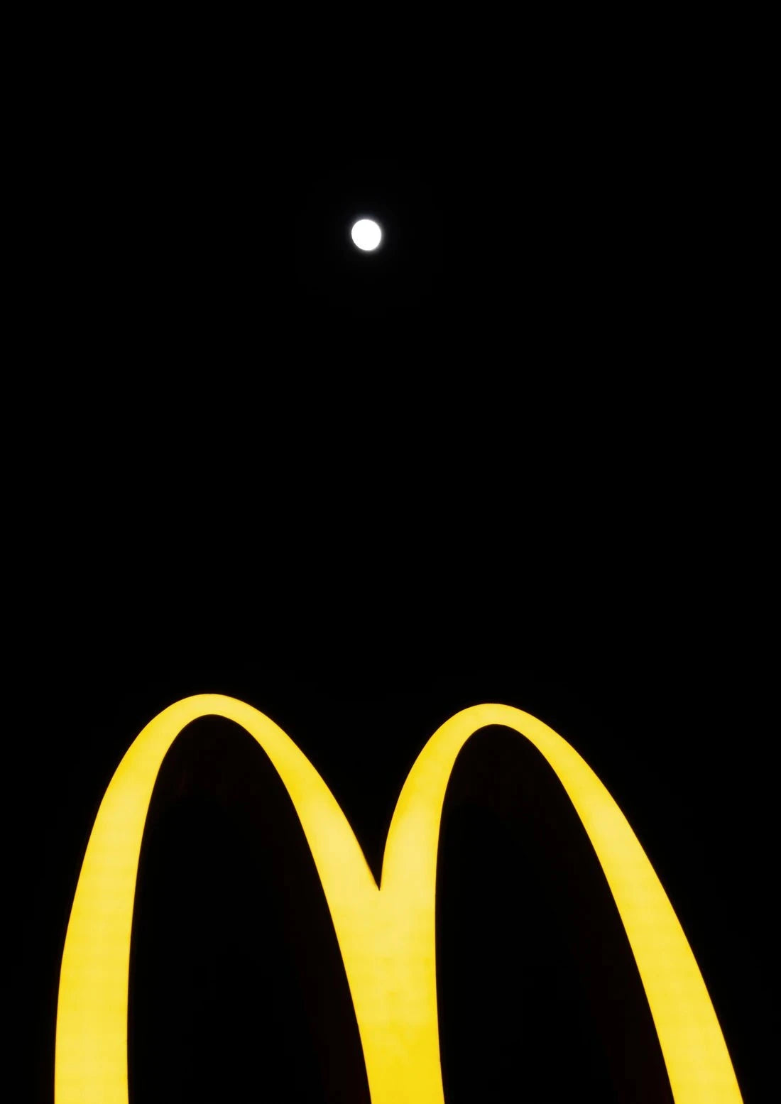 M for Moon contemporary wall art print by Eve Lee - sold by DROOL