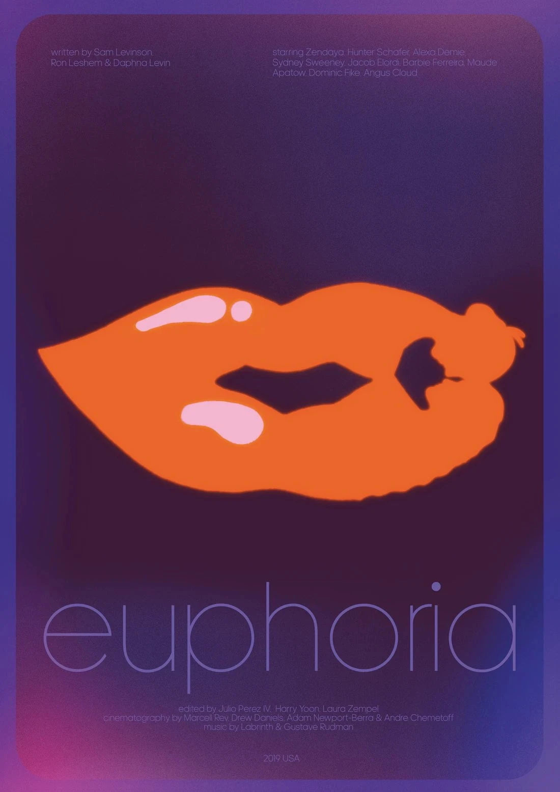 Euphoria contemporary wall art print by Justyna Frąckiewicz - sold by DROOL
