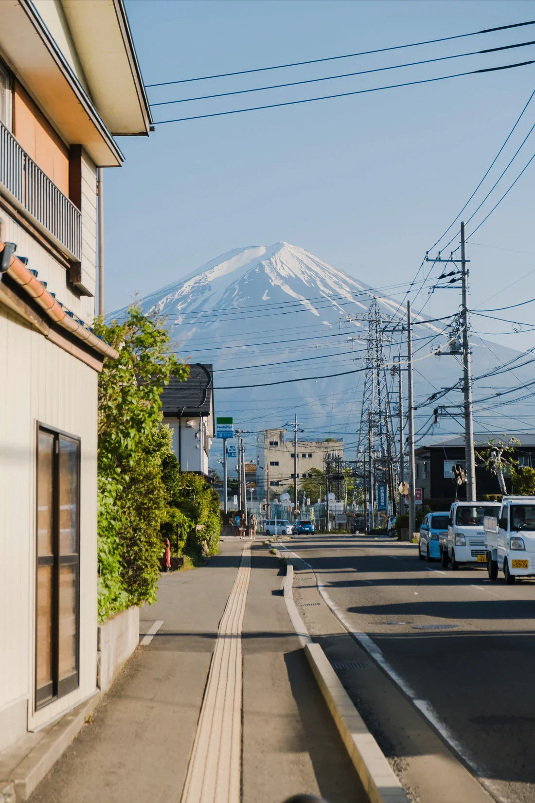 Fuji Avenue contemporary wall art print by Simon Ribadeneira - sold by DROOL