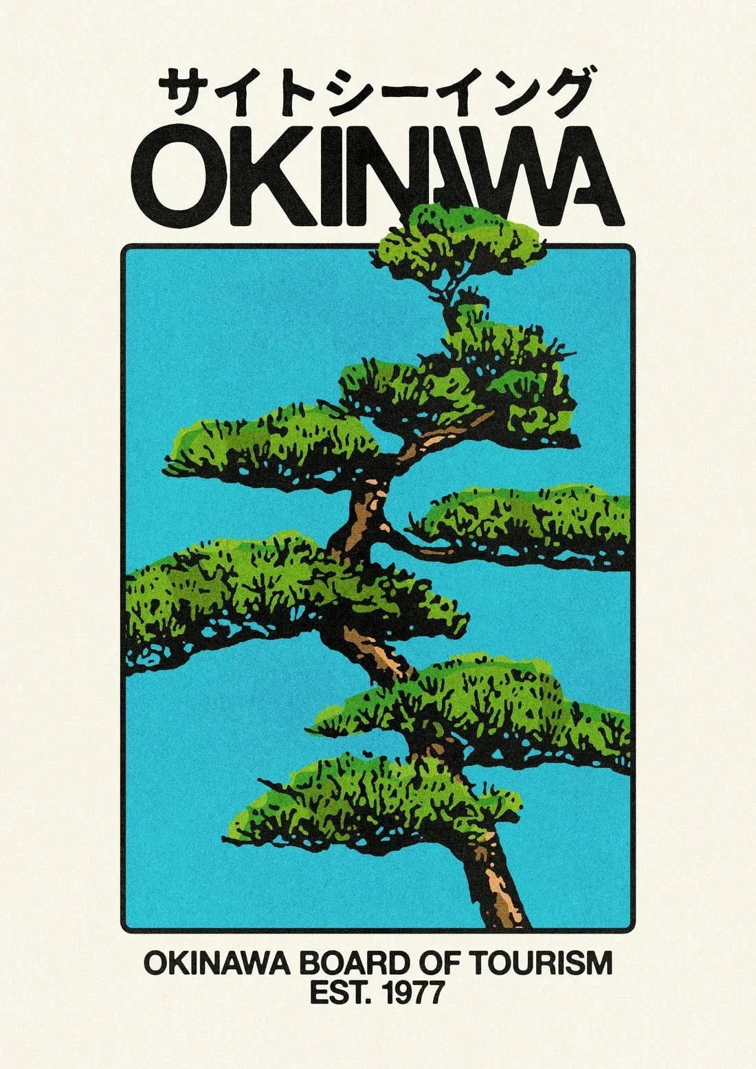 Okinawa 1 contemporary wall art print by Othman Zougam - sold by DROOL