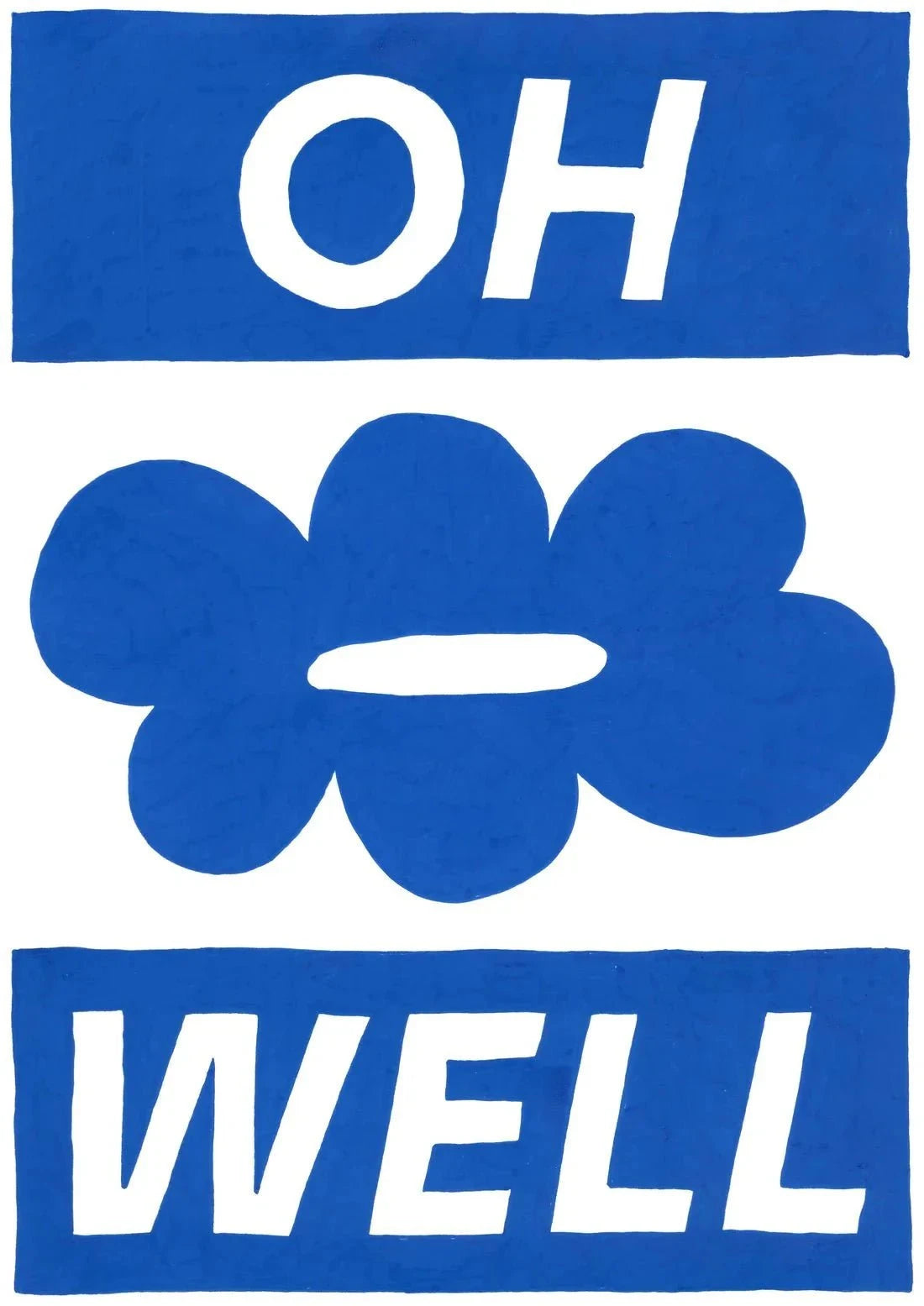 Oh Well contemporary wall art print by Sara Cristina Moser - sold by DROOL
