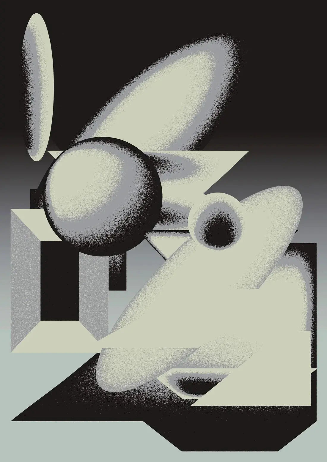 Neo Cubism contemporary wall art print by Casiel Checoni - sold by DROOL