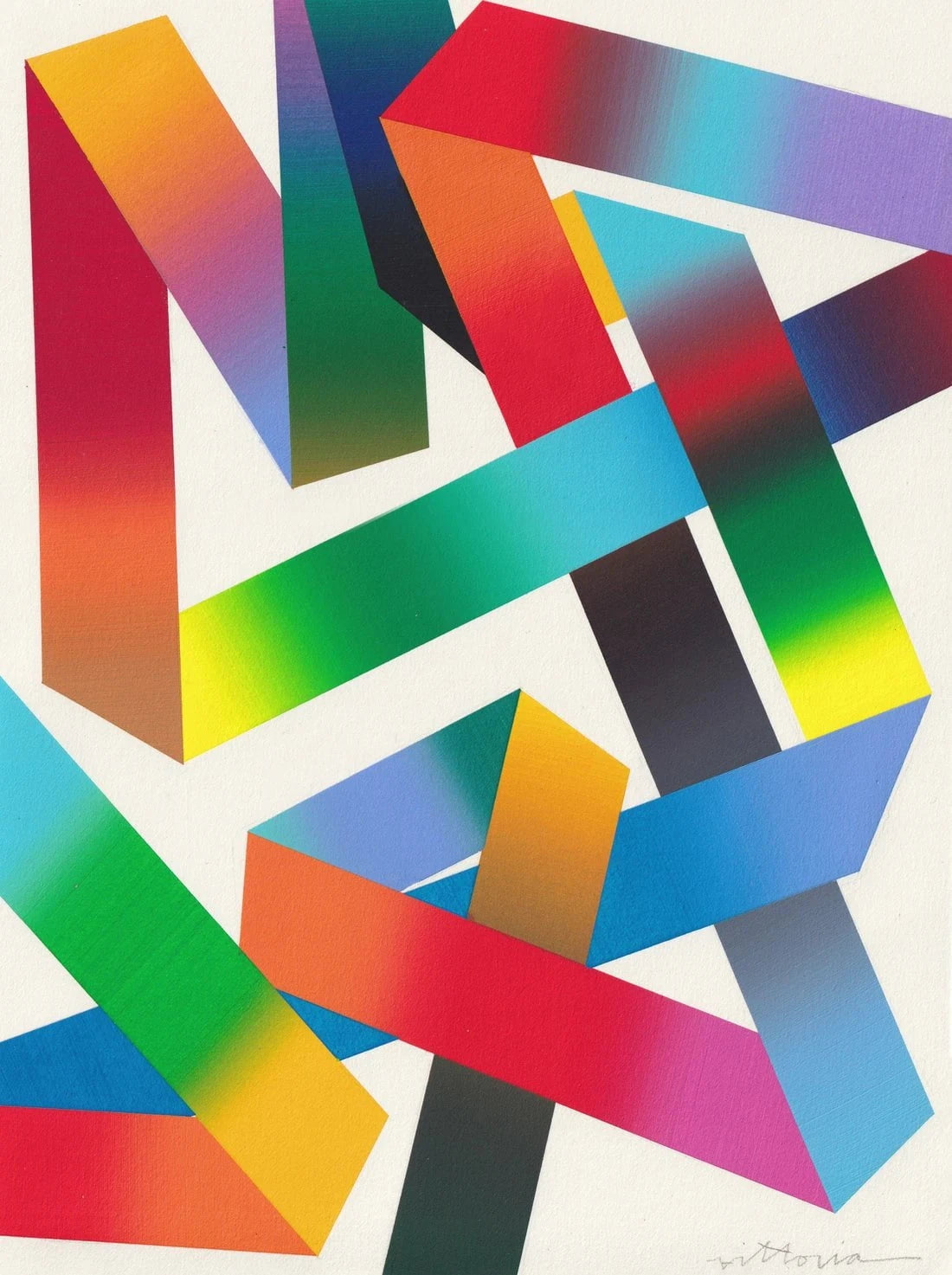 Pondering contemporary wall art print by Amber Vittoria - sold by DROOL