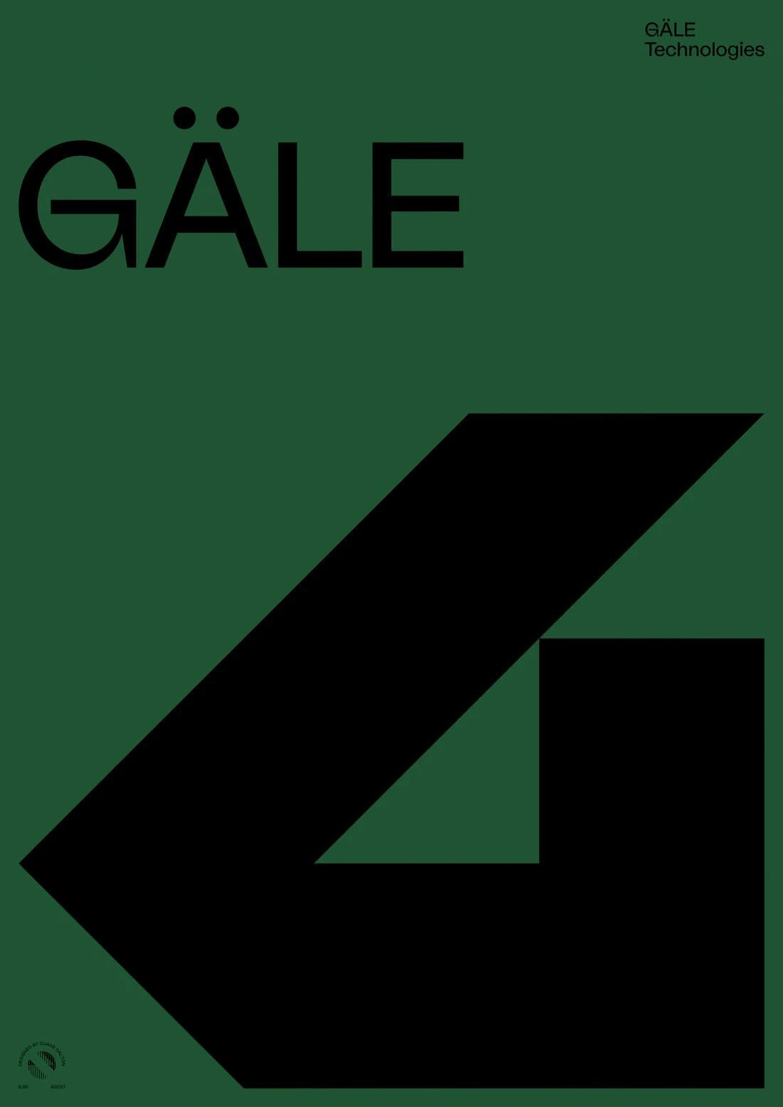 Gäle contemporary wall art print by Duane Dalton - sold by DROOL