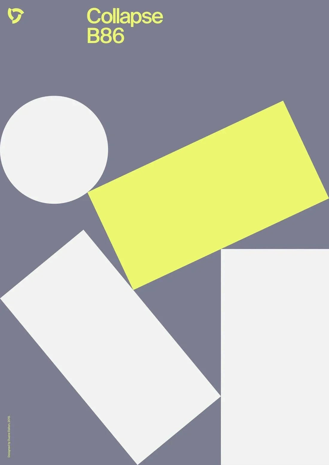 Collapse contemporary wall art print by Duane Dalton - sold by DROOL