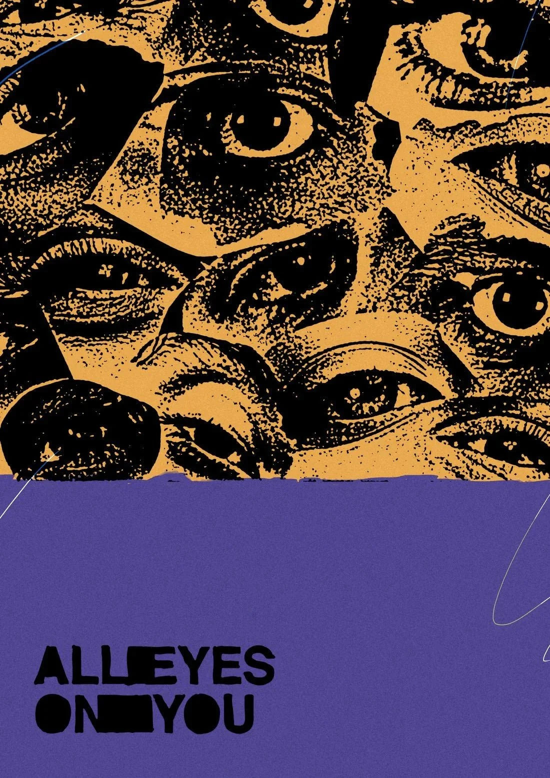 All eyes on you. contemporary wall art print by Jorge Santos - sold by DROOL