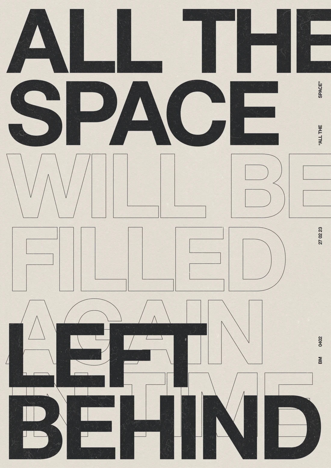 ALL THE SPACE contemporary wall art print by Brad Mead - sold by DROOL