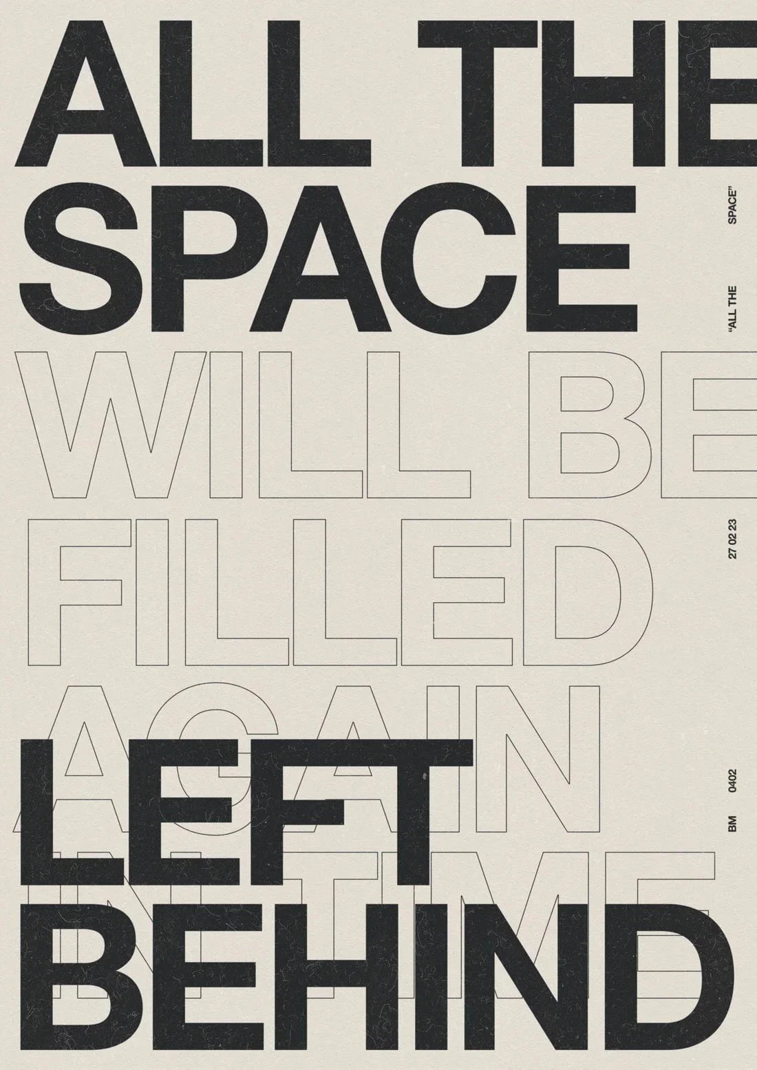 ALL THE SPACE contemporary wall art print by Brad Mead - sold by DROOL