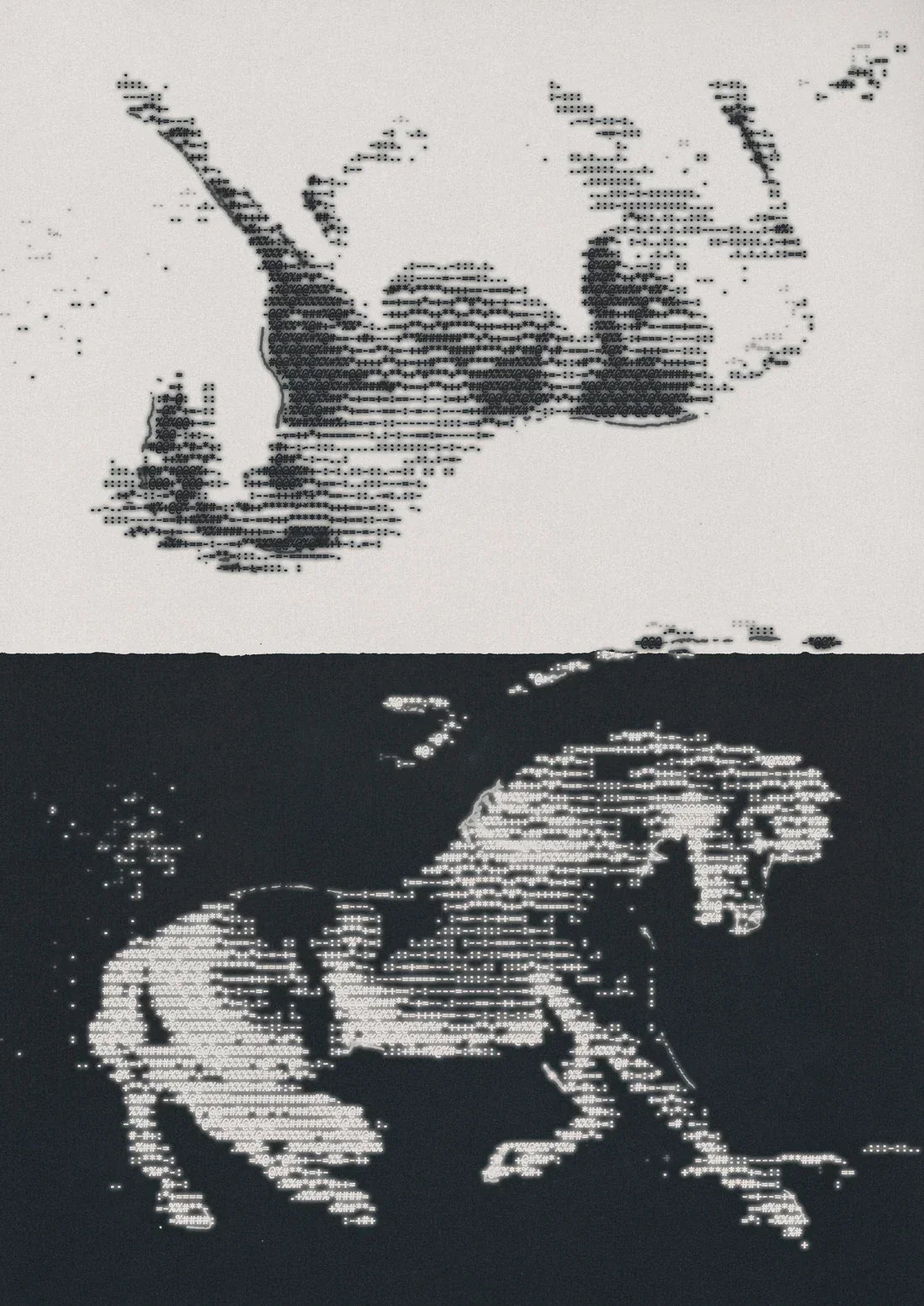 Frolic contemporary wall art print by KBAR Archive - sold by DROOL