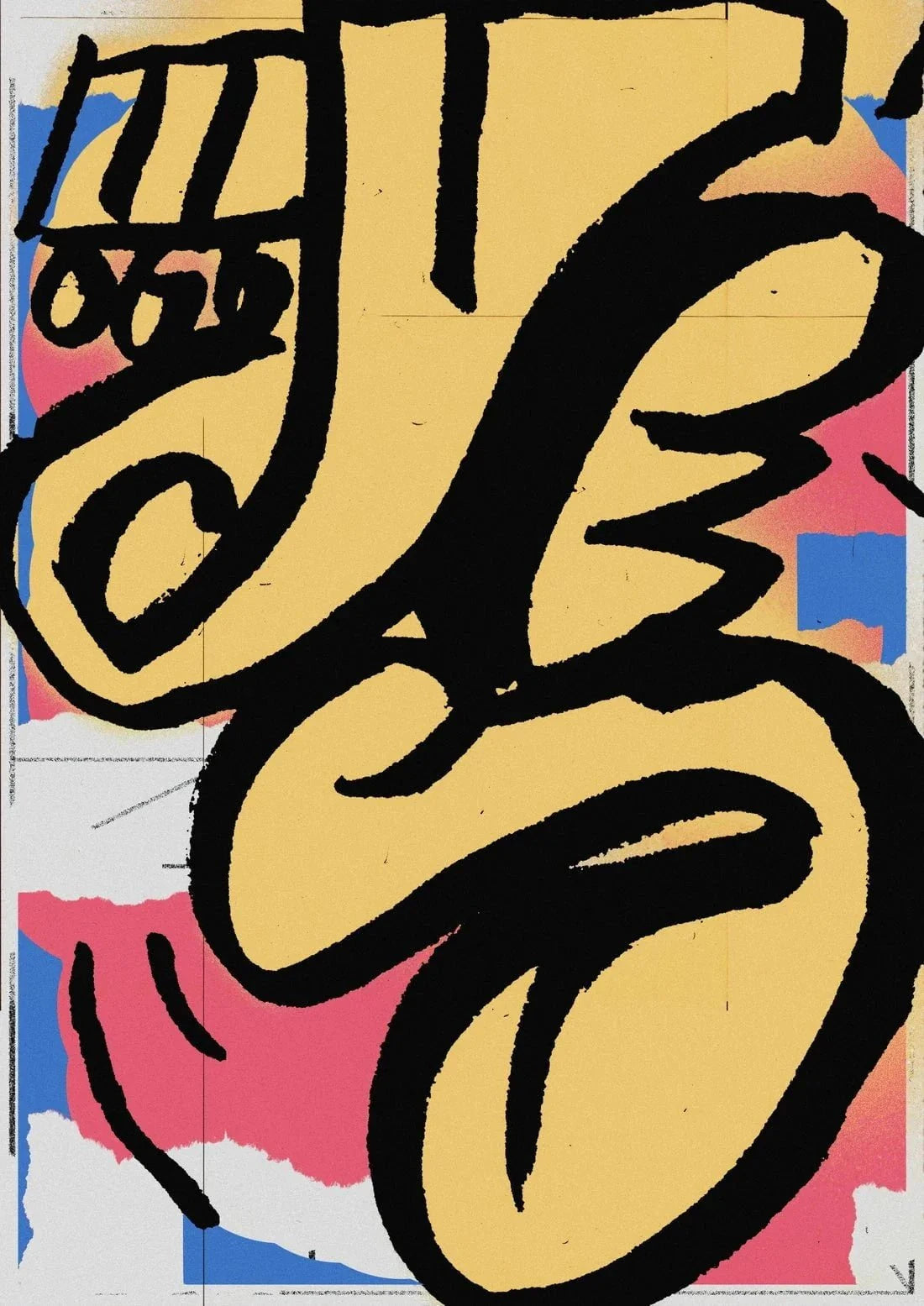 Yes! contemporary wall art print by Jorge Santos - sold by DROOL