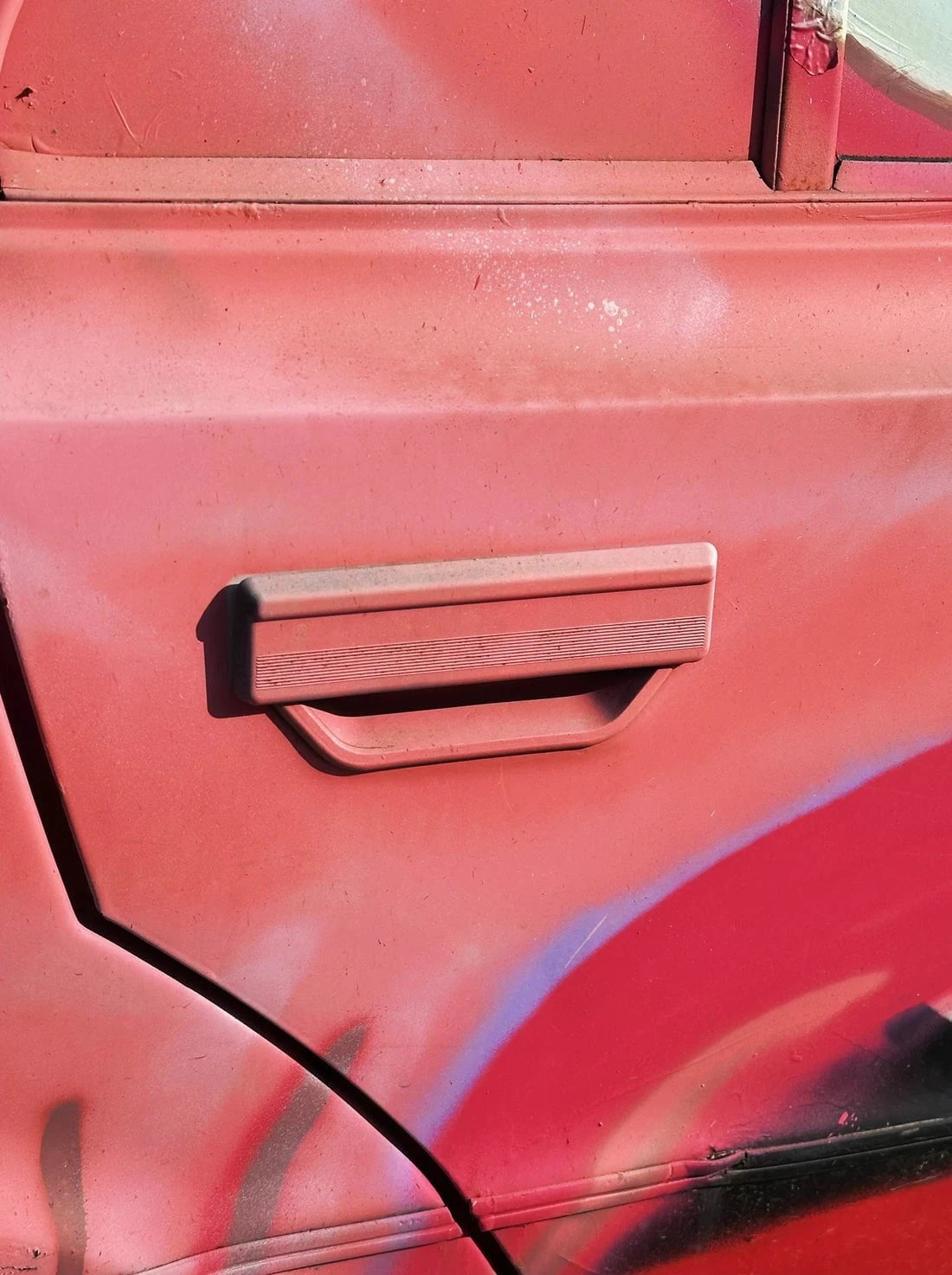 Pink Car contemporary wall art print by Burak Boylu - sold by DROOL