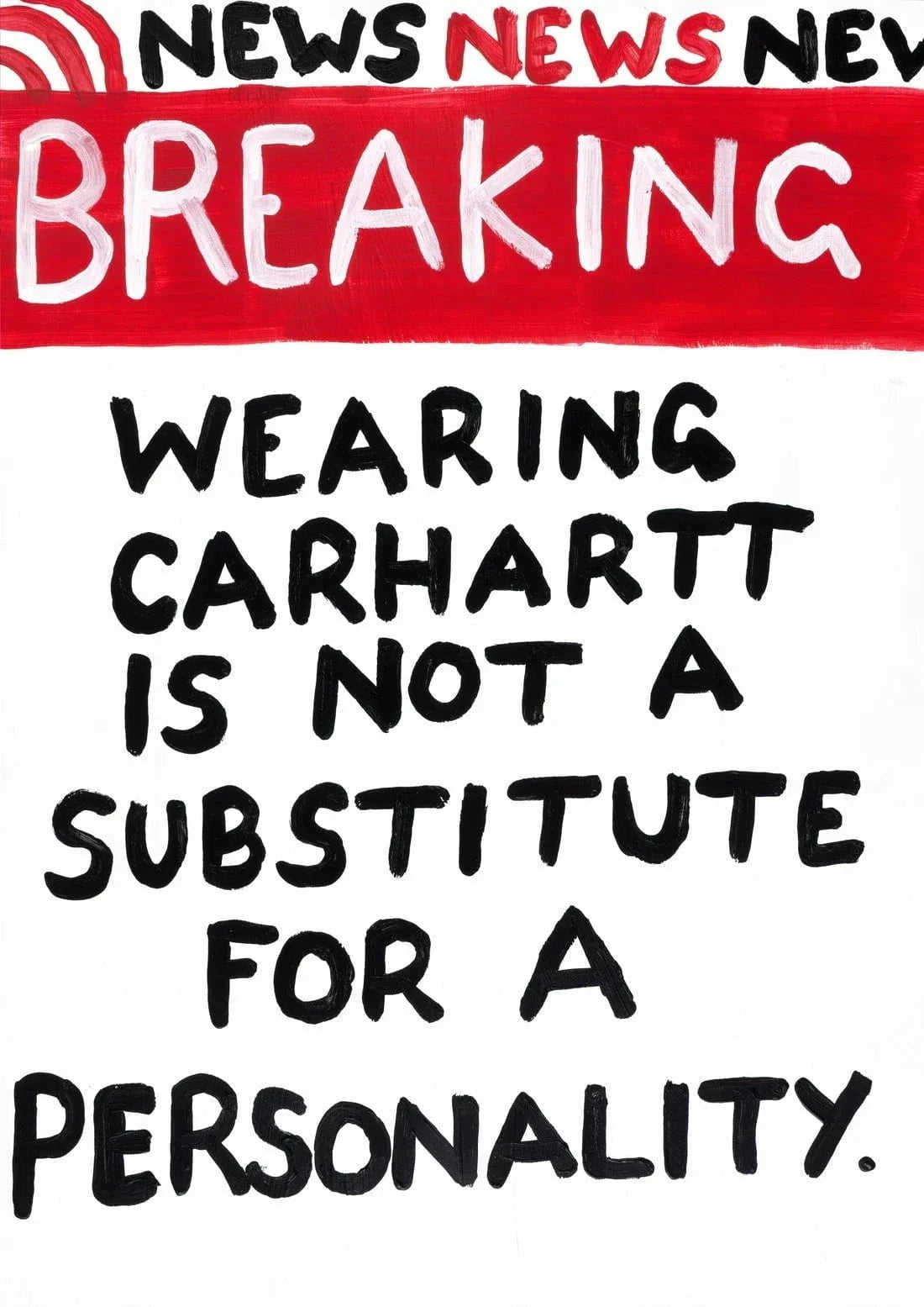 Carhartt Mafia contemporary wall art print by Times New Roadman - sold by DROOL