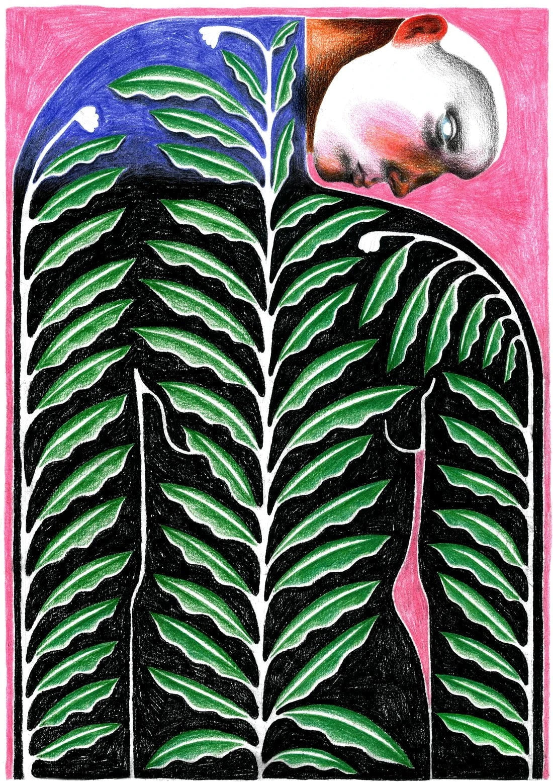 Love Grows contemporary wall art print by Carla Petelski - sold by DROOL
