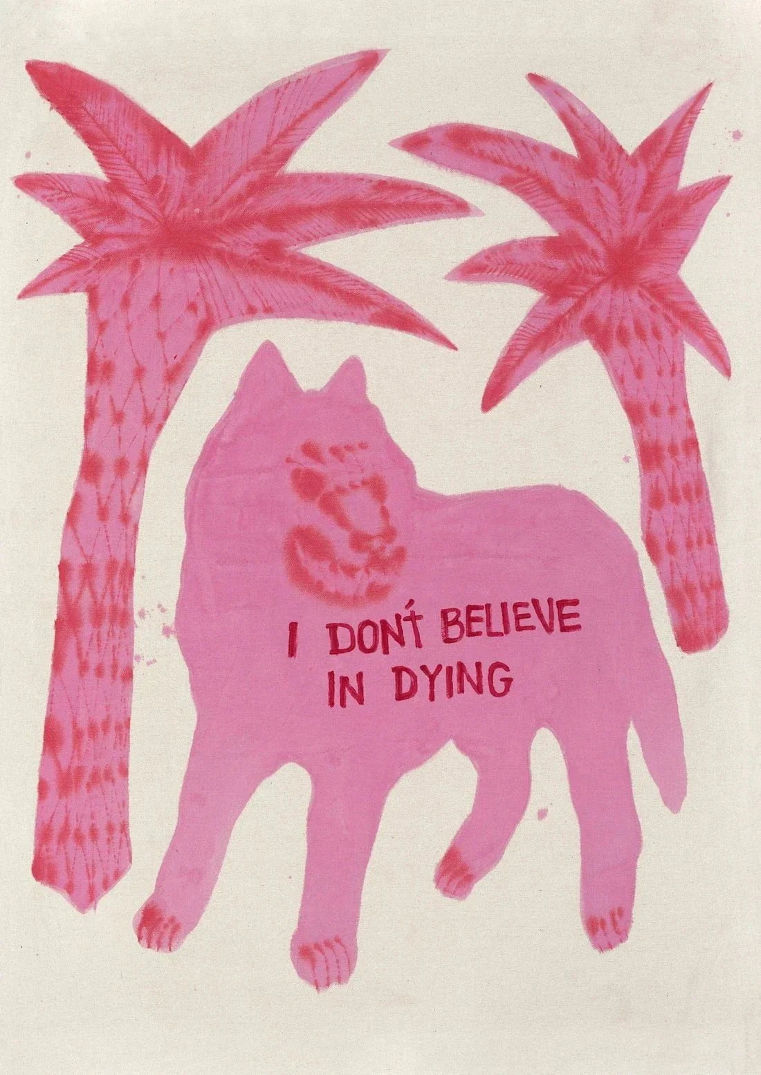 But I Do Believe In Death contemporary wall art print by Kwonny - sold by DROOL