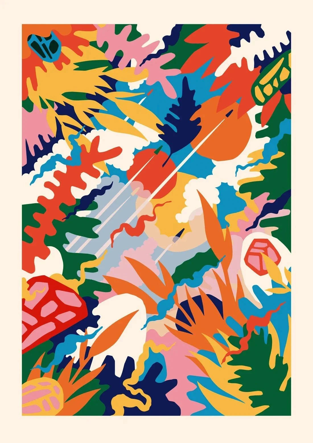 Leaving Our Sprawling Sphere contemporary wall art print by Nick Liefhebber - sold by DROOL