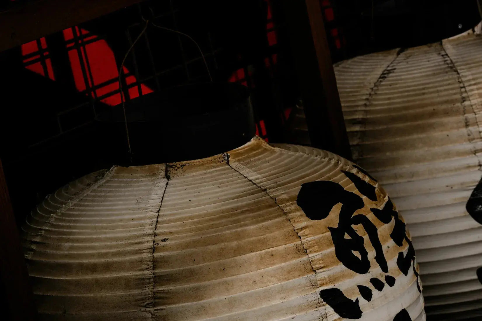 Japanese Lanterns contemporary wall art print by Gianluca Mortarotti - sold by DROOL