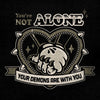 You're Not Alone contemporary wall art print by Laserblazt - sold by DROOL