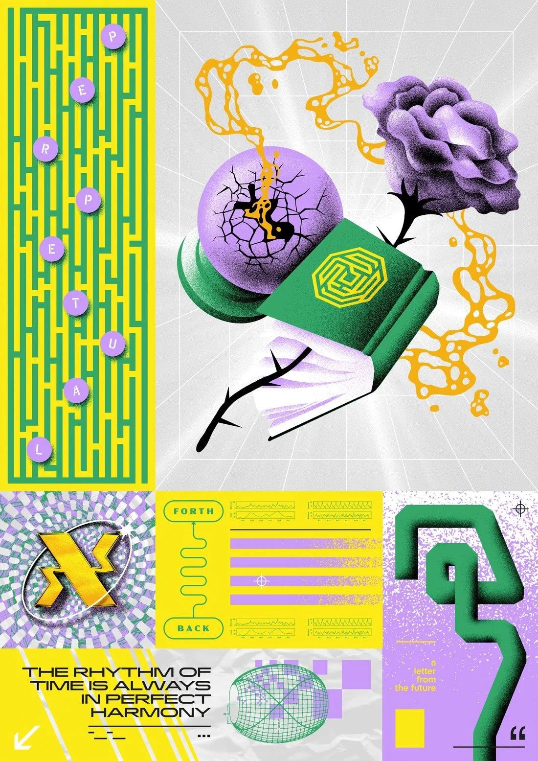 Signal From The Future contemporary wall art print by Itamar Makover - sold by DROOL