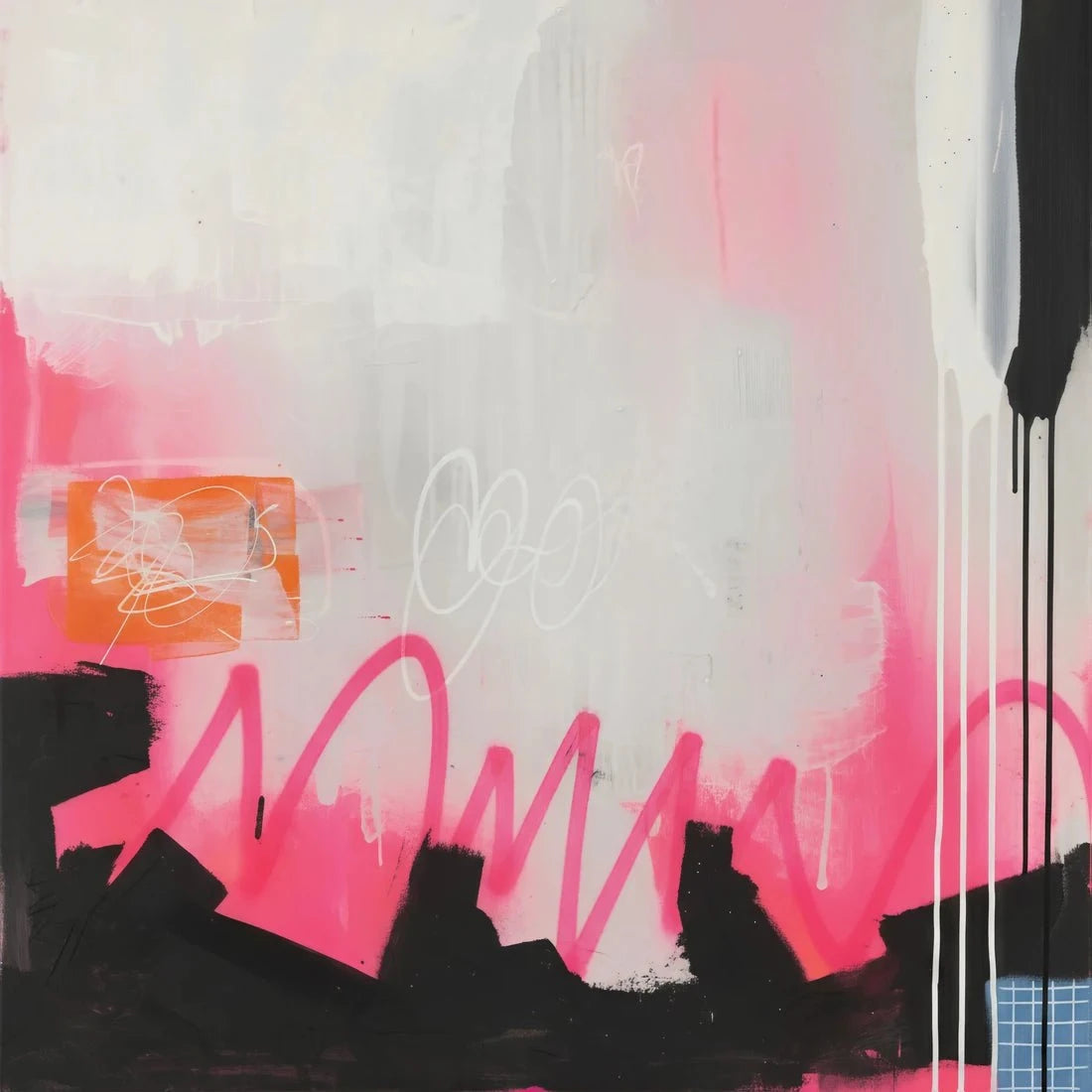 Mmm contemporary wall art print by Dom Russo - sold by DROOL