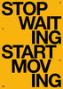 START MOVING contemporary wall art print by Brad Mead - sold by DROOL