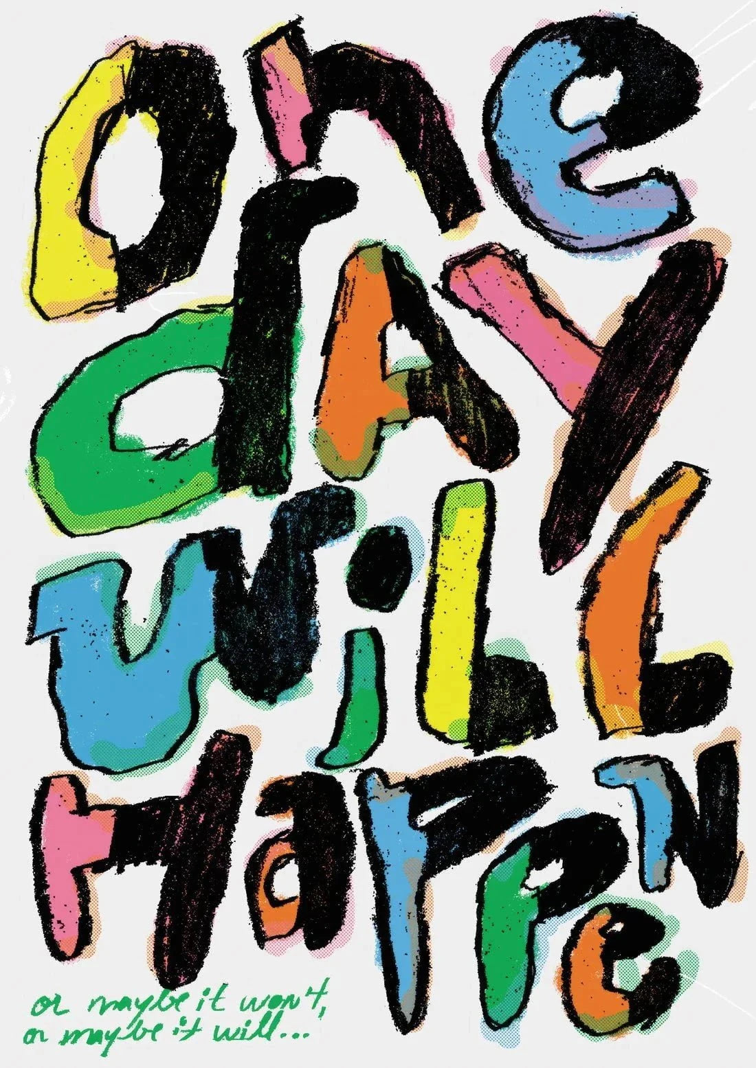 Uncertainty contemporary wall art print by Jorge Santos - sold by DROOL