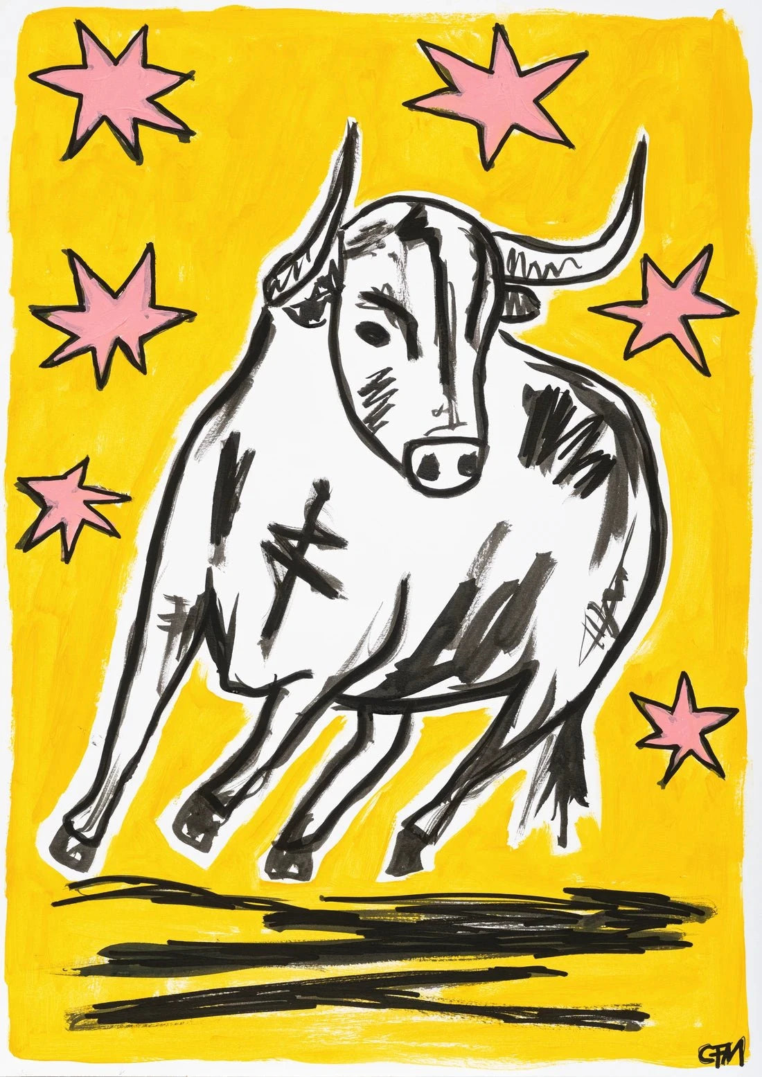 Flee contemporary wall art print by Caitlin Flood-Molyneux - sold by DROOL